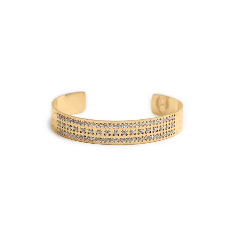 BRACCIALE BASSO ORO - Diagonali