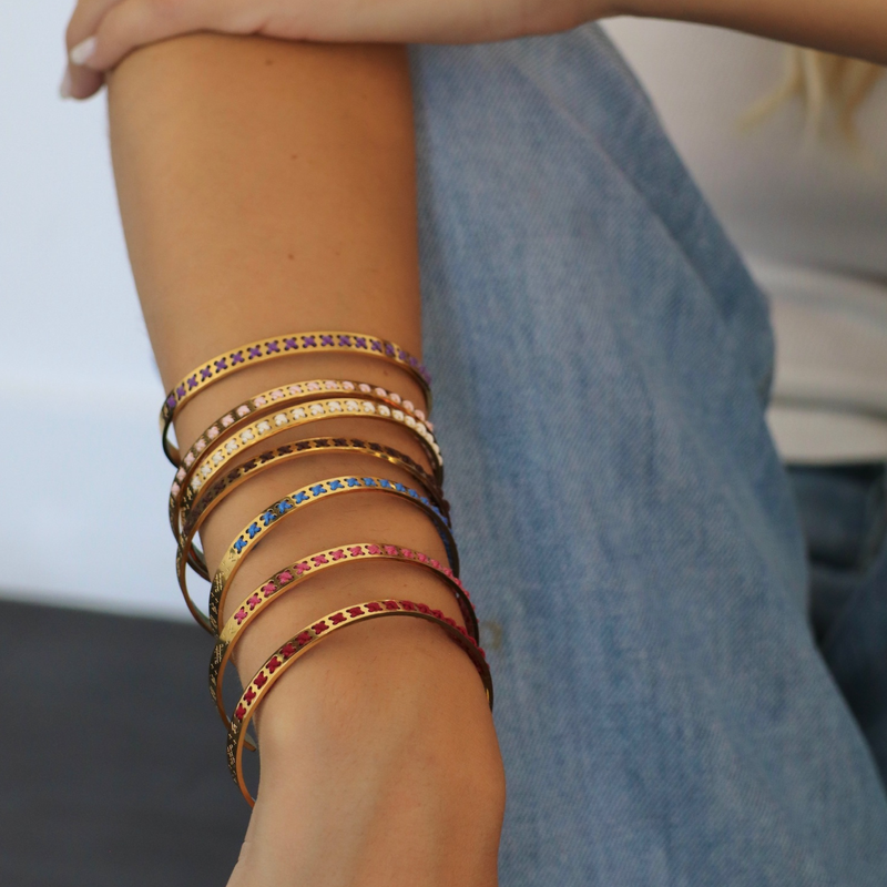 BRACCIALE MINI ORO - Croci Continue