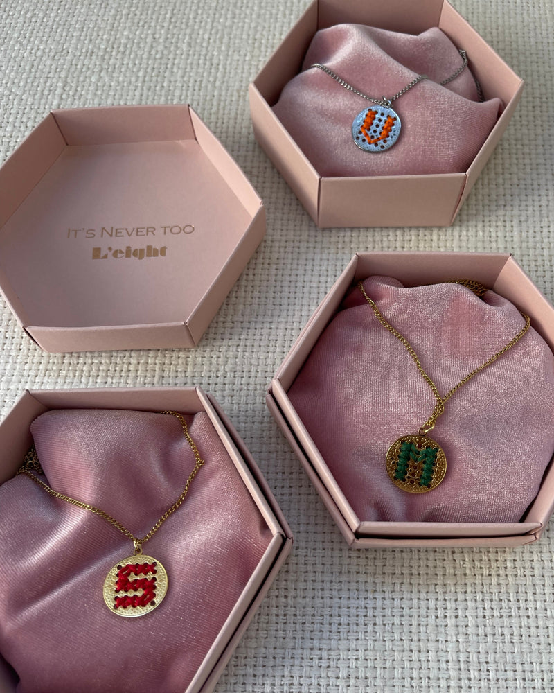 COLLANA CIONDOLO IN ARGENTO 925 - Lettera