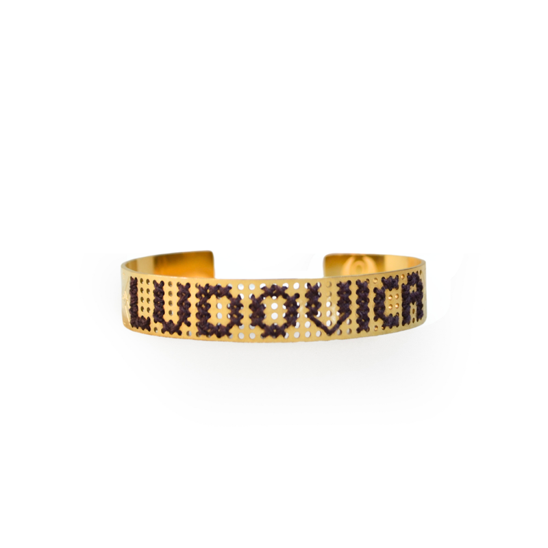 BRACCIALE BASSO ORO - Personalizzabile