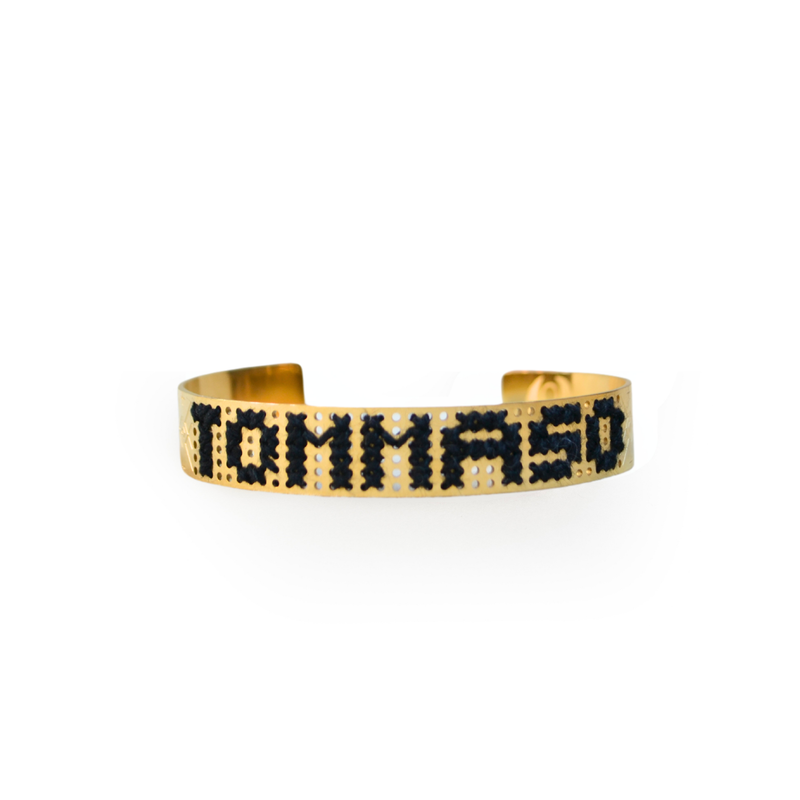 BRACCIALE BASSO ORO - Personalizzabile