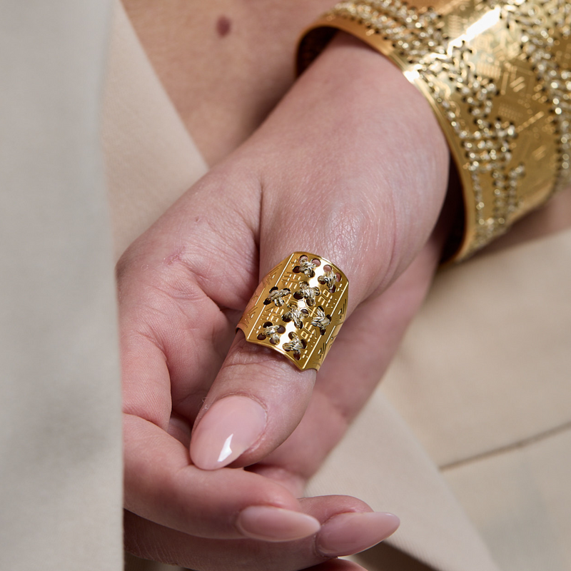 ANELLO ALTO IN ORO 18K - Croci