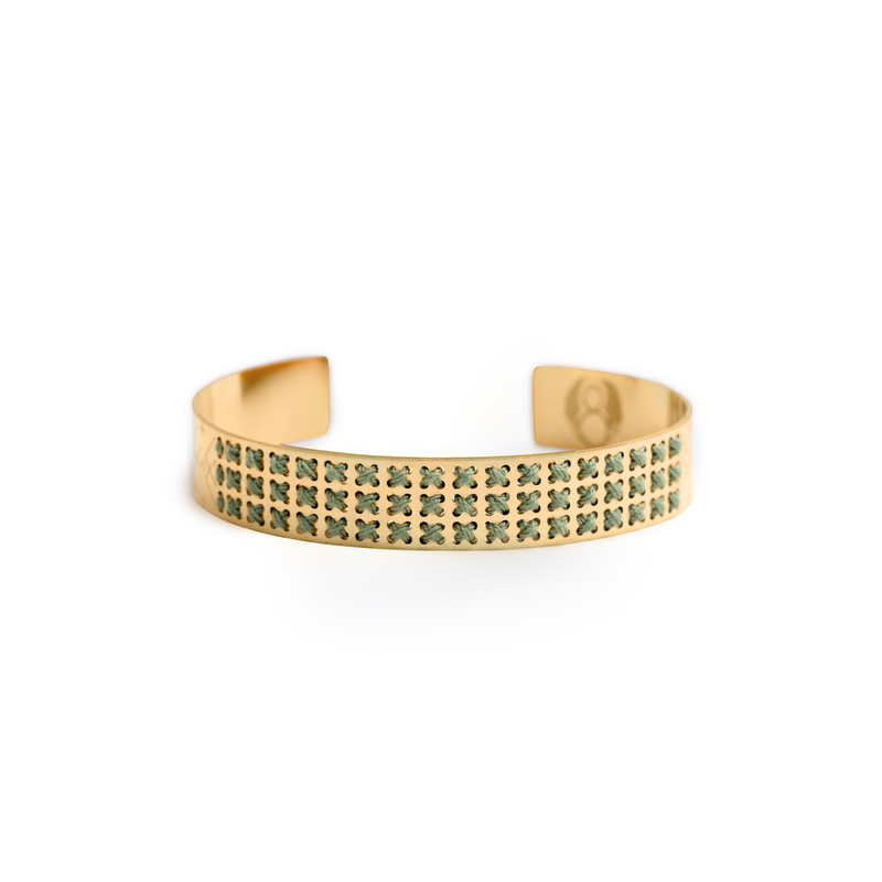 LOW BRACELET IN 18K GOLD - Crosses