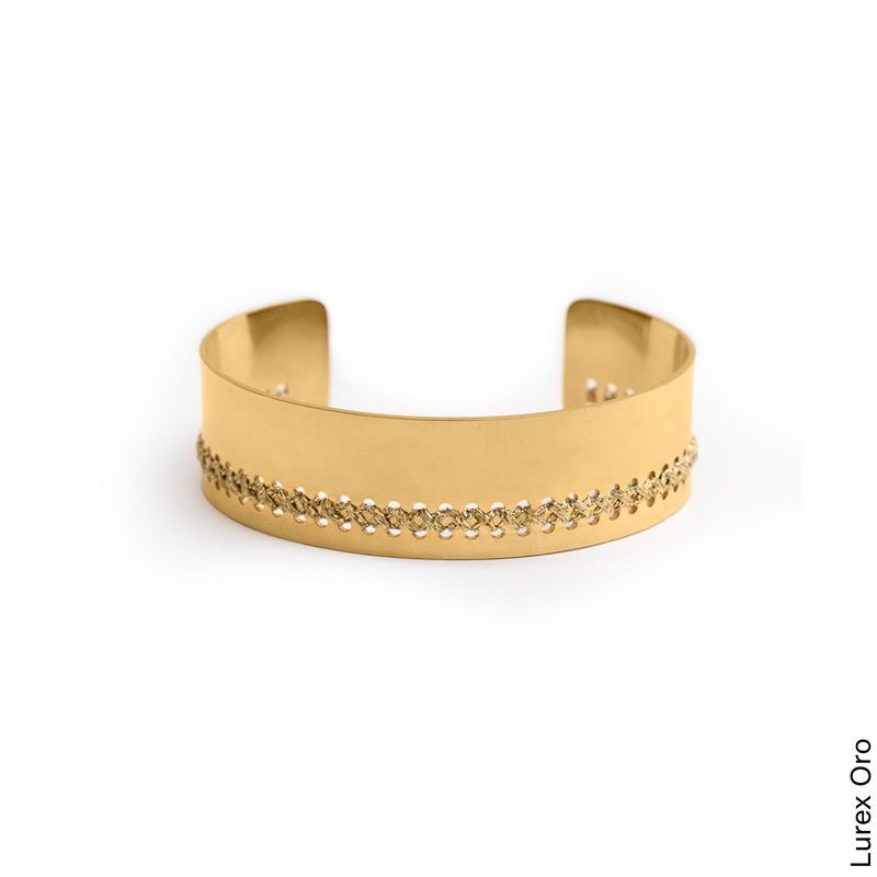 MEDIUM BRACELET IN 18K GOLD - Crosses