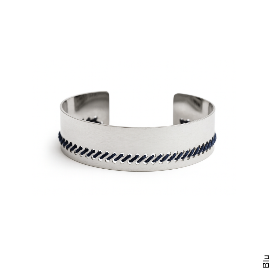BRACCIALE MEDIO ARGENTO - Diagonali