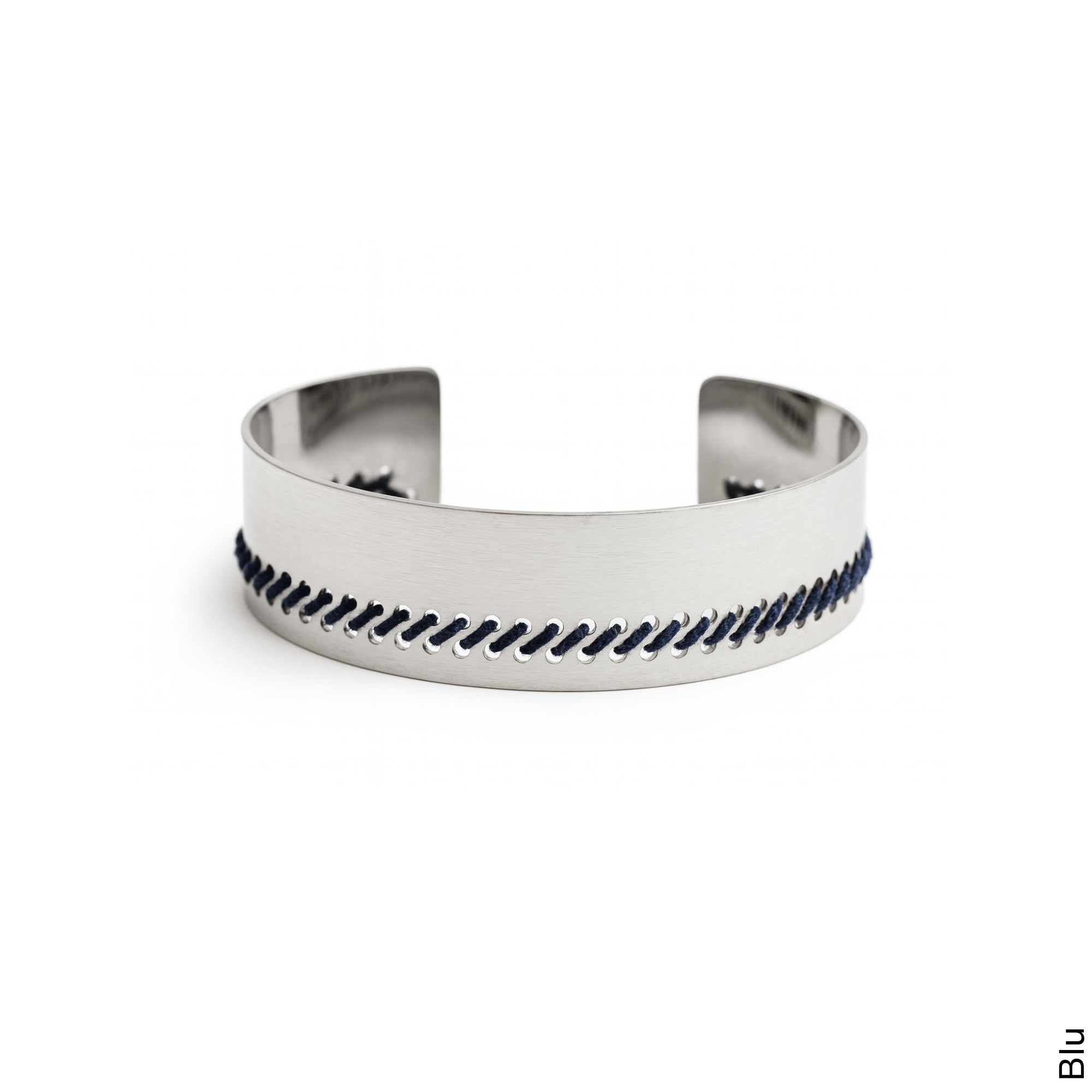 MEDIUM SILVER BRACELET - Diagonals