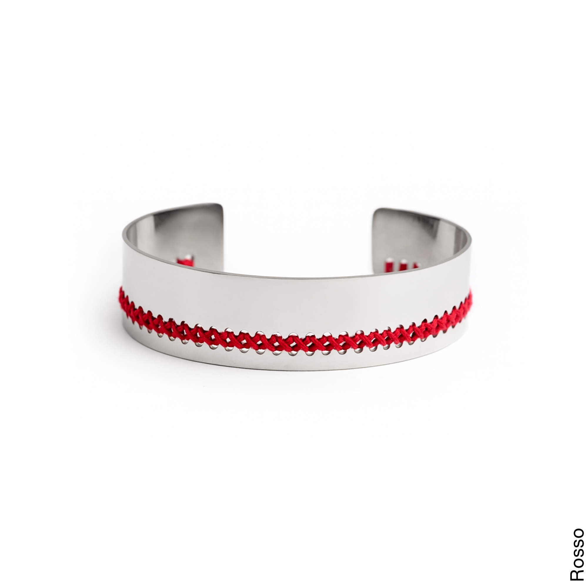 MEDIUM SILVER BRACELET - Crosses