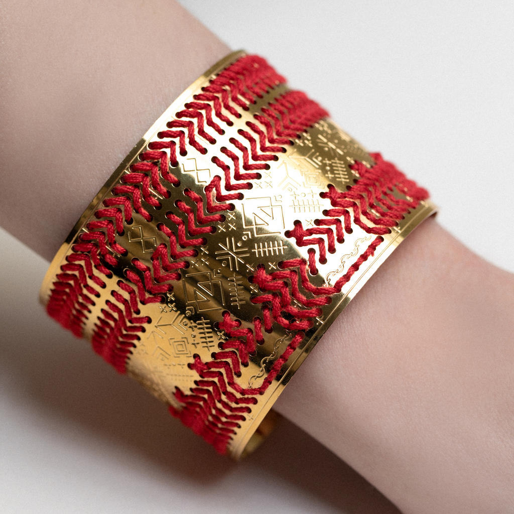 BRACCIALE ALTO INCISO ORO - Monocolore