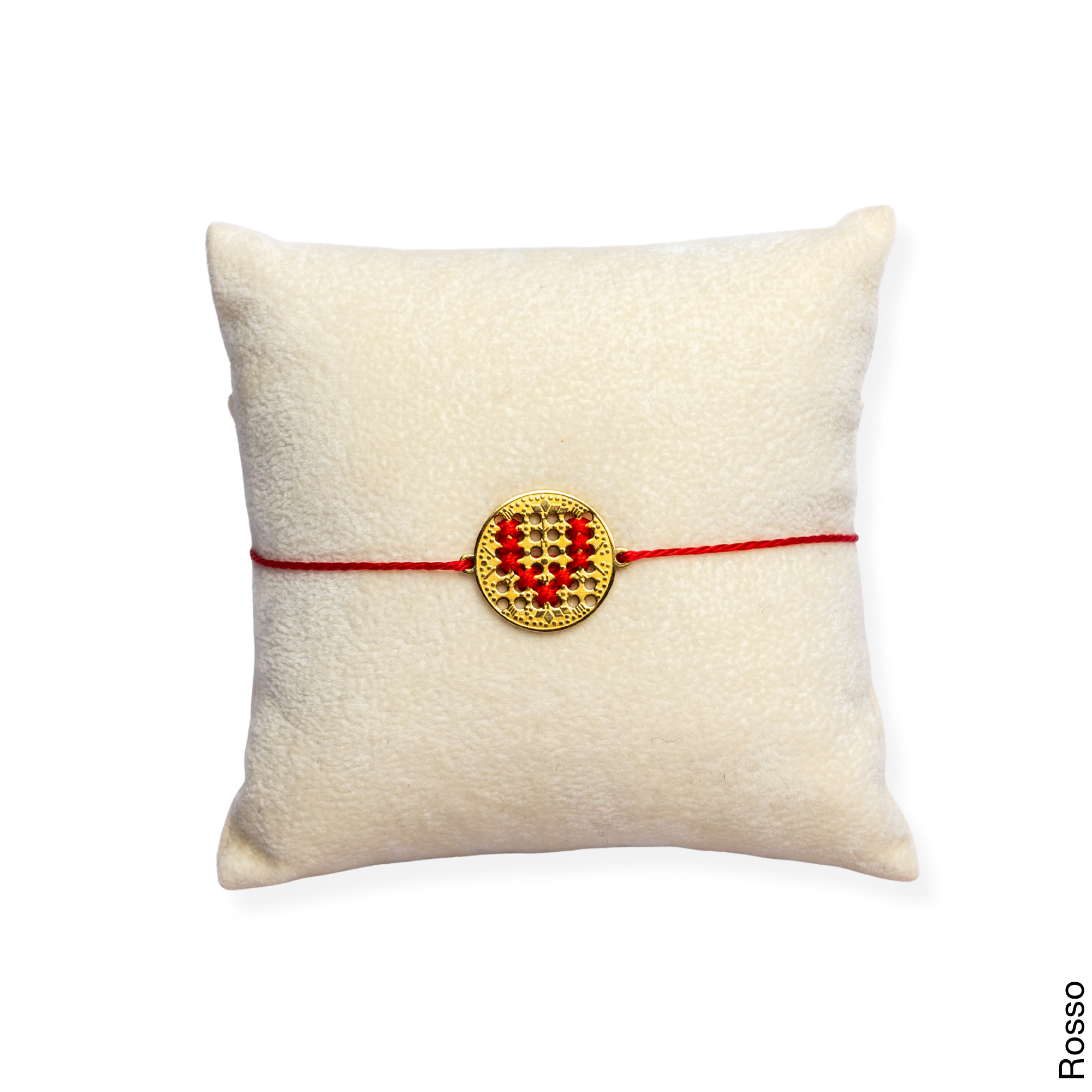 BRACCIALE CORDINO MONETA IN ORO 18K - Lettera