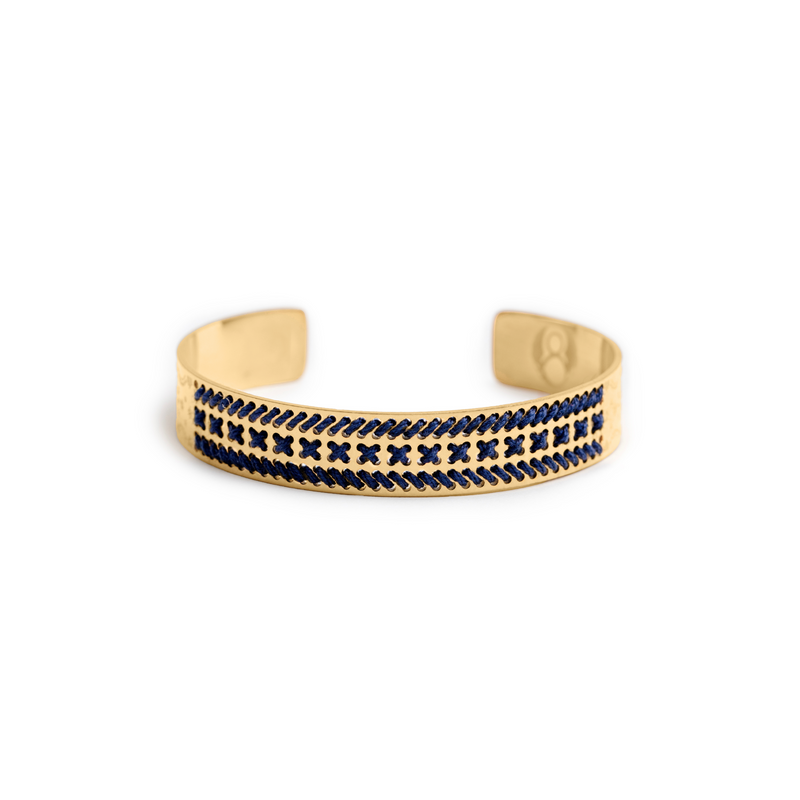 LOW BRACELET IN 18K GOLD - Diagonals