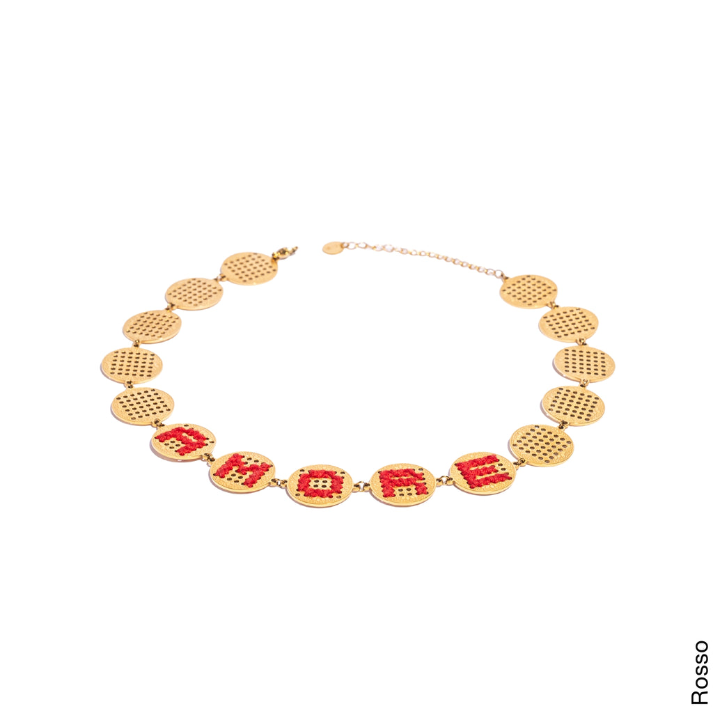 CHOKER MONETE ORO - PERSONALIZZABILE