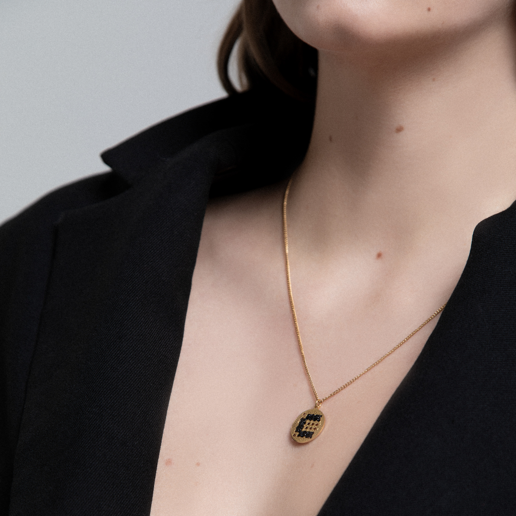 COLLANA CIONDOLO PICCOLO ORO - Lettera