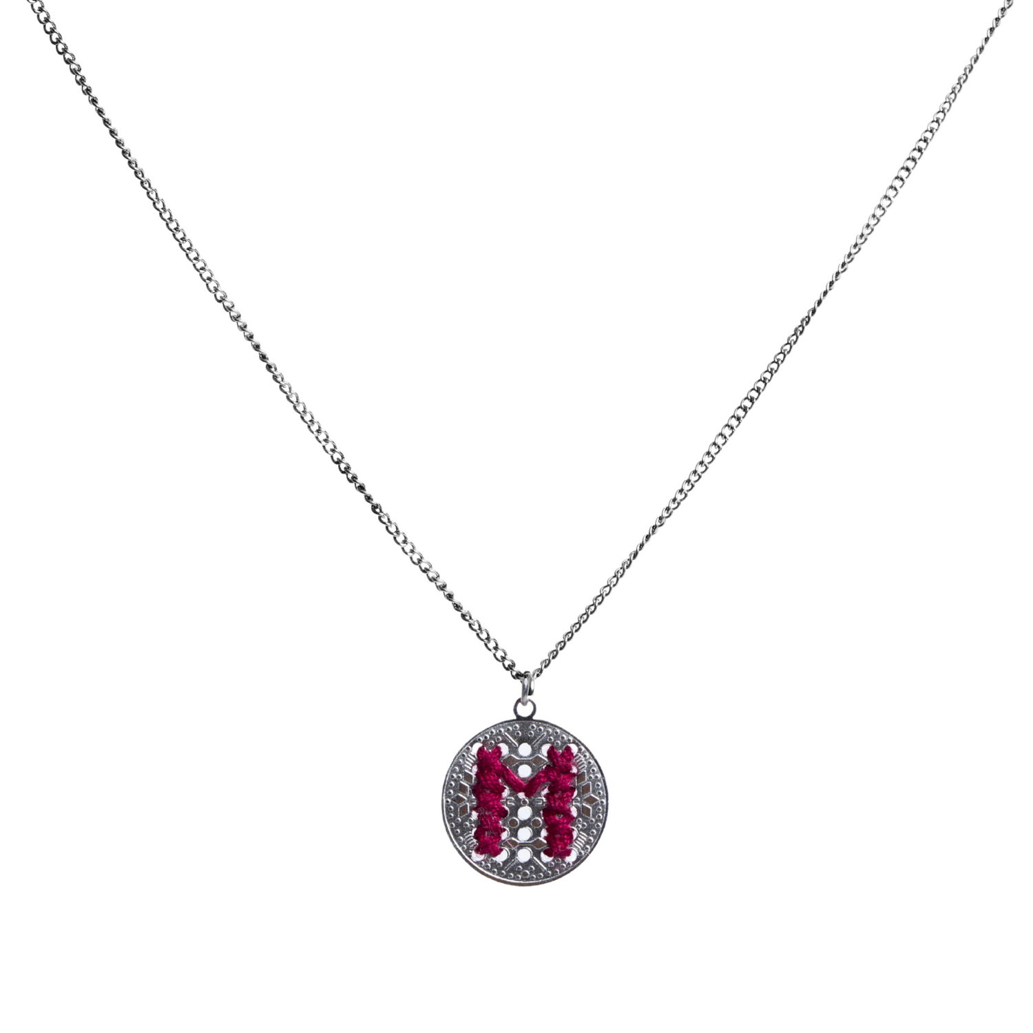 COLLANA CIONDOLO IN ARGENTO 925 - Lettera