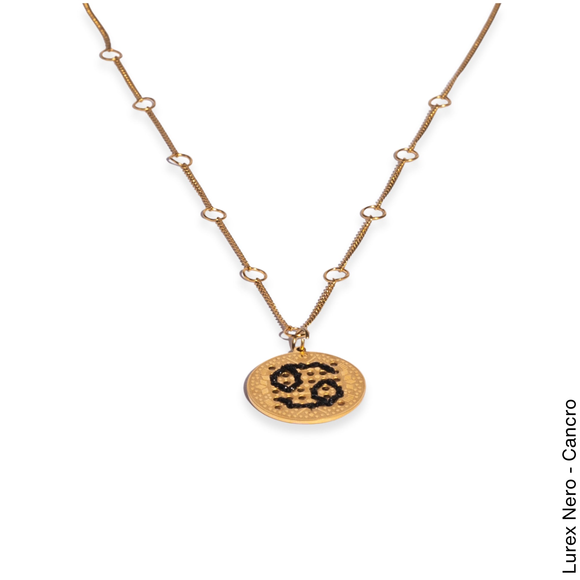COLLANA CIONDOLO GRANDE IN ORO 18K - Segno Zodiacale
