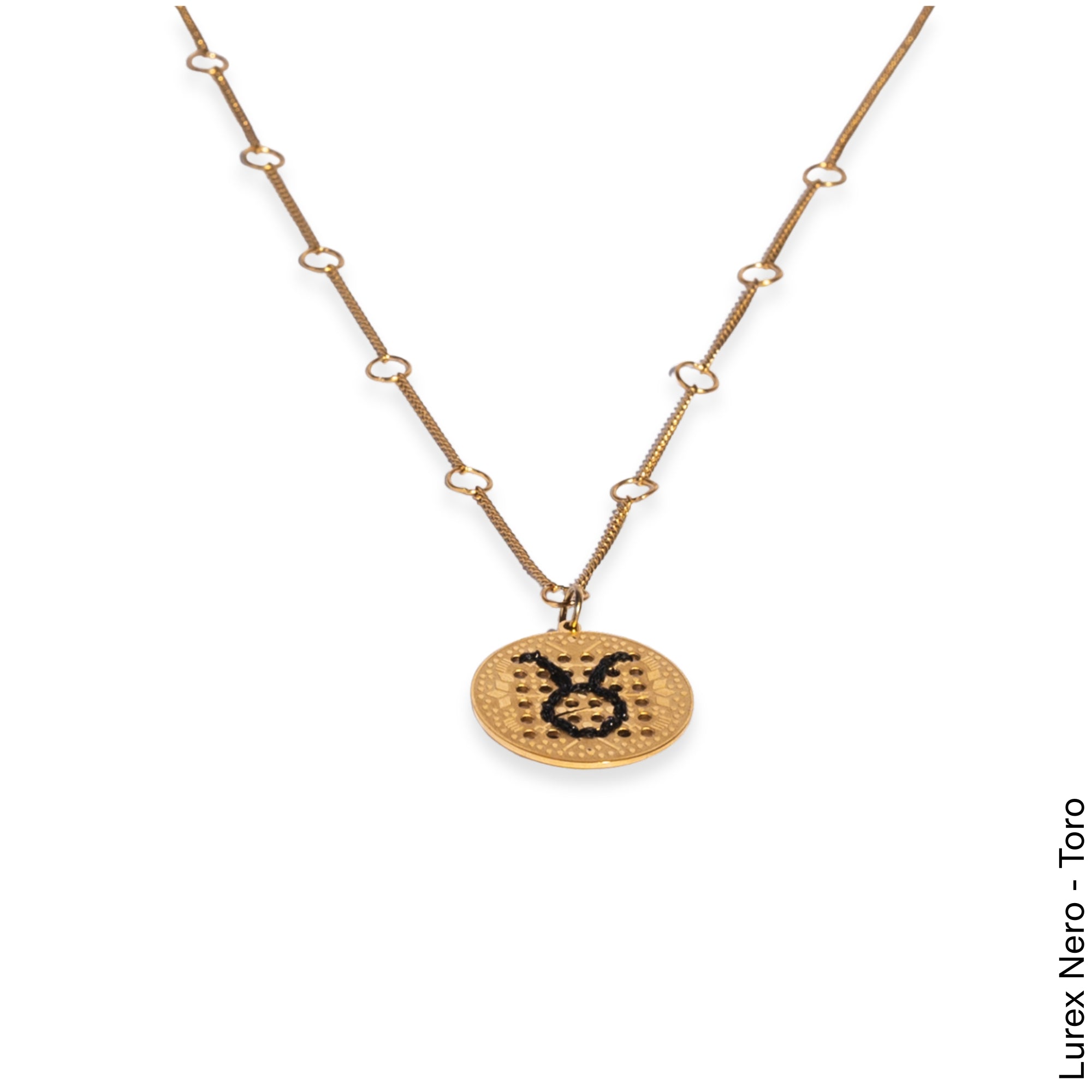 COLLANA CIONDOLO GRANDE IN ORO 18K - Segno Zodiacale