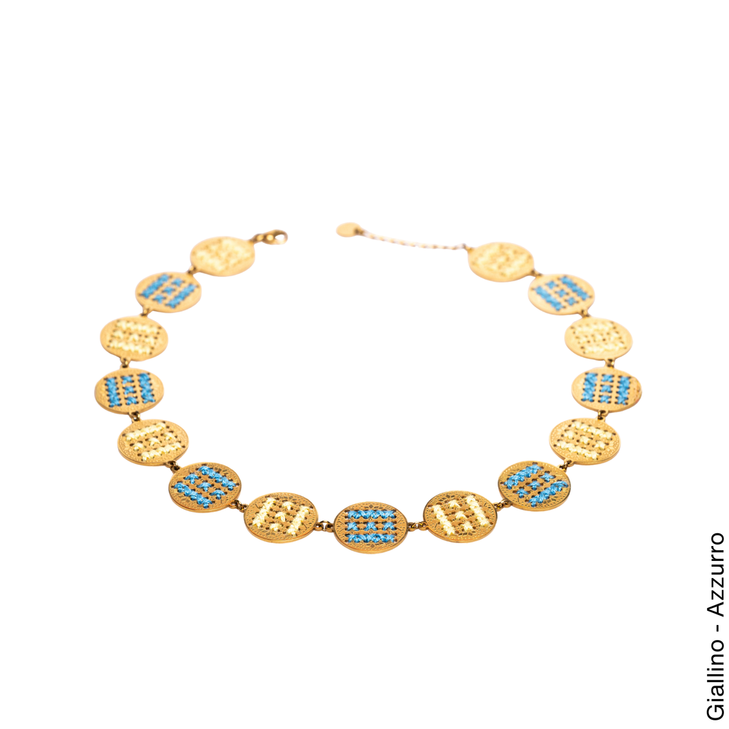 CHOKER MONETE ORO - Pattern Bicolor