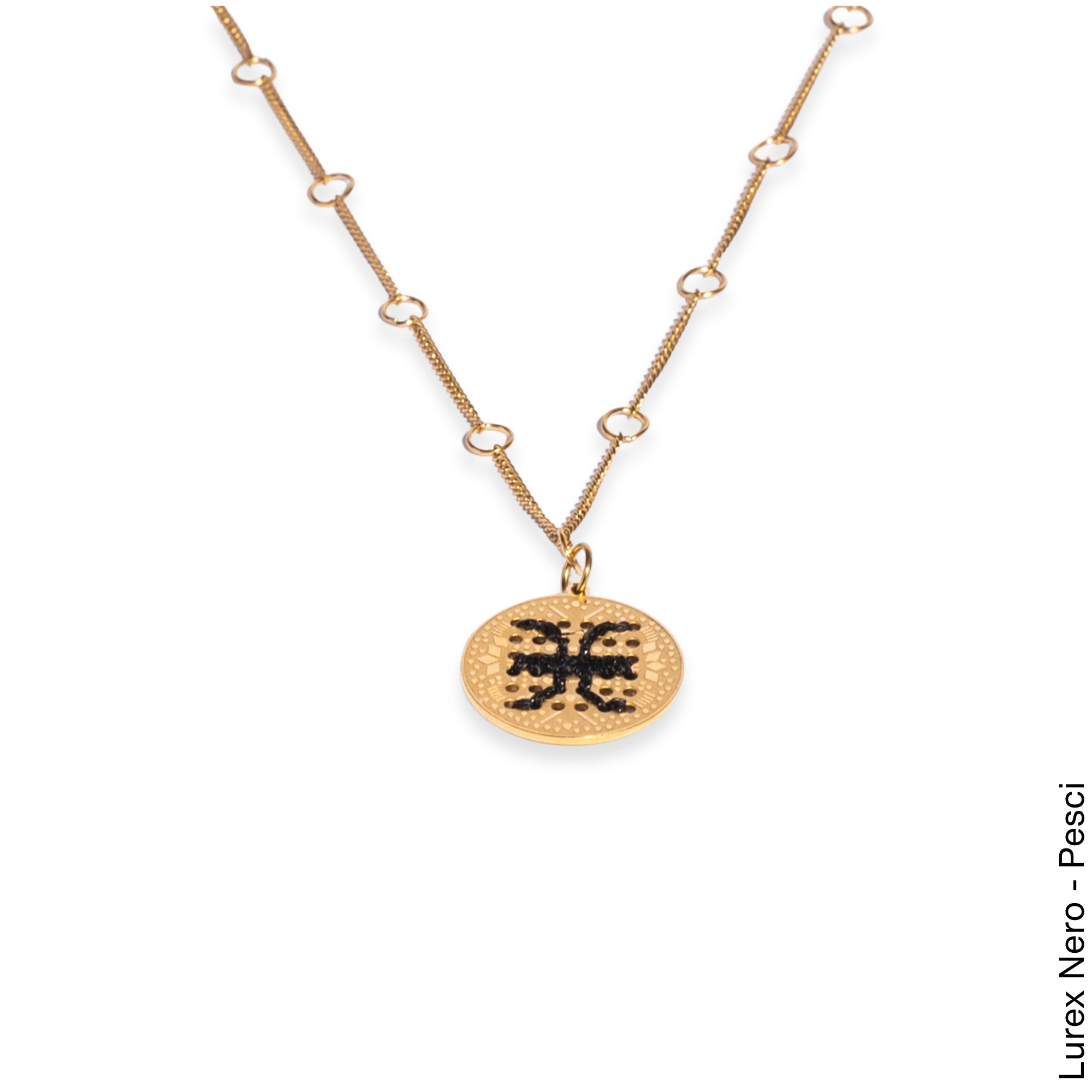 COLLANA CIONDOLO GRANDE IN ORO 18K - Segno Zodiacale