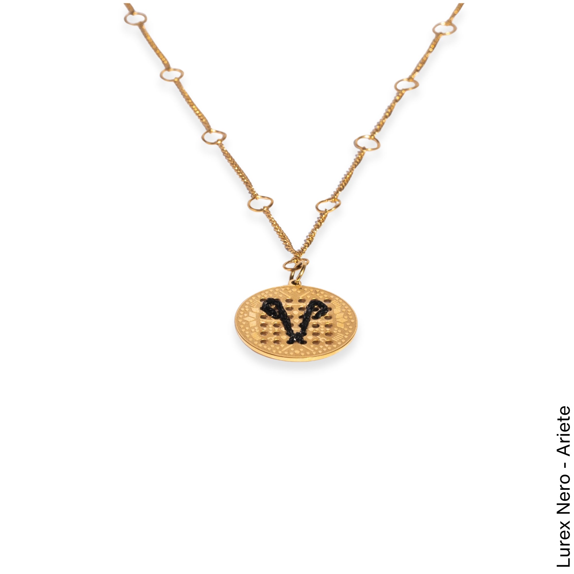 COLLANA CIONDOLO GRANDE IN ORO 18K - Segno Zodiacale