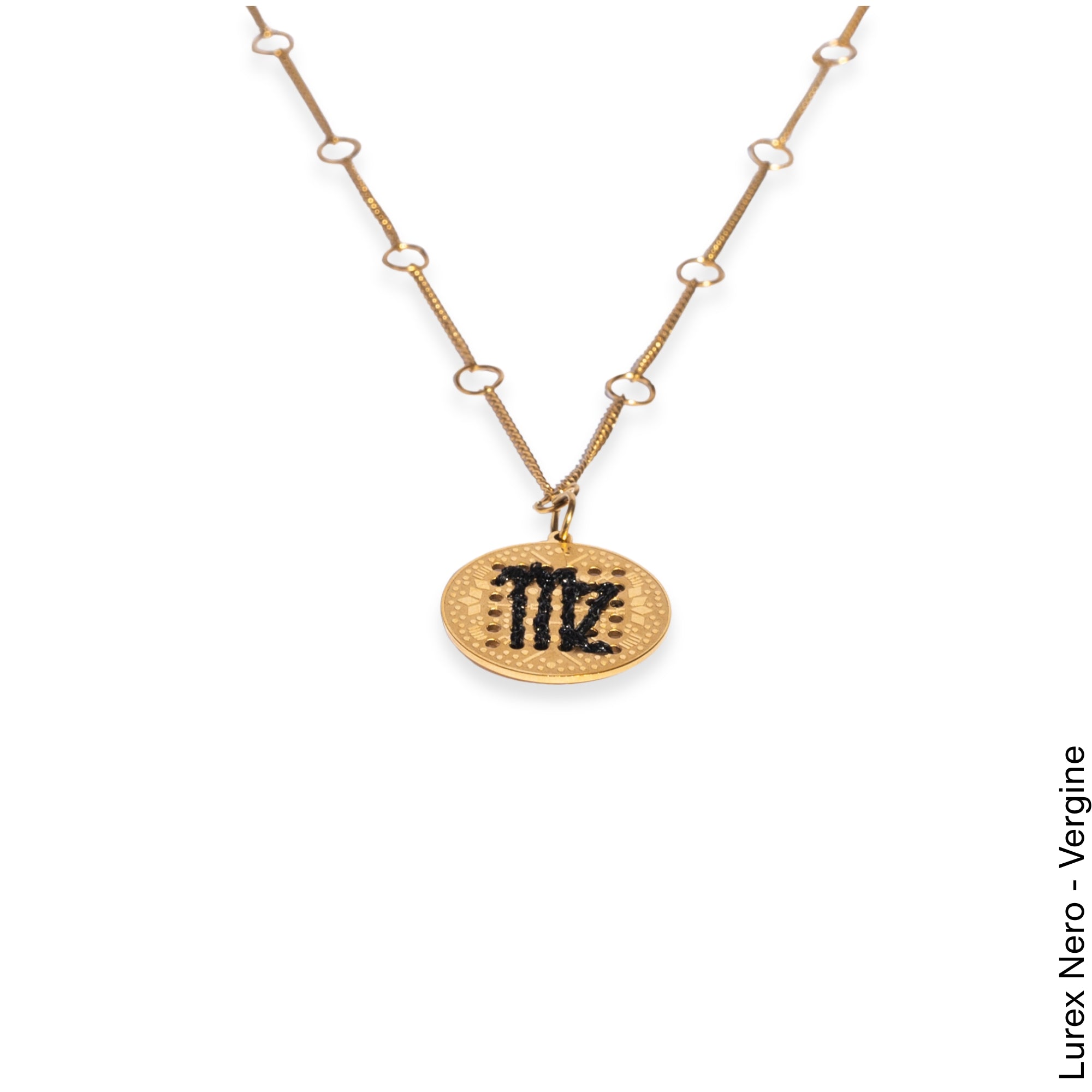 COLLANA CIONDOLO GRANDE IN ORO 18K - Segno Zodiacale