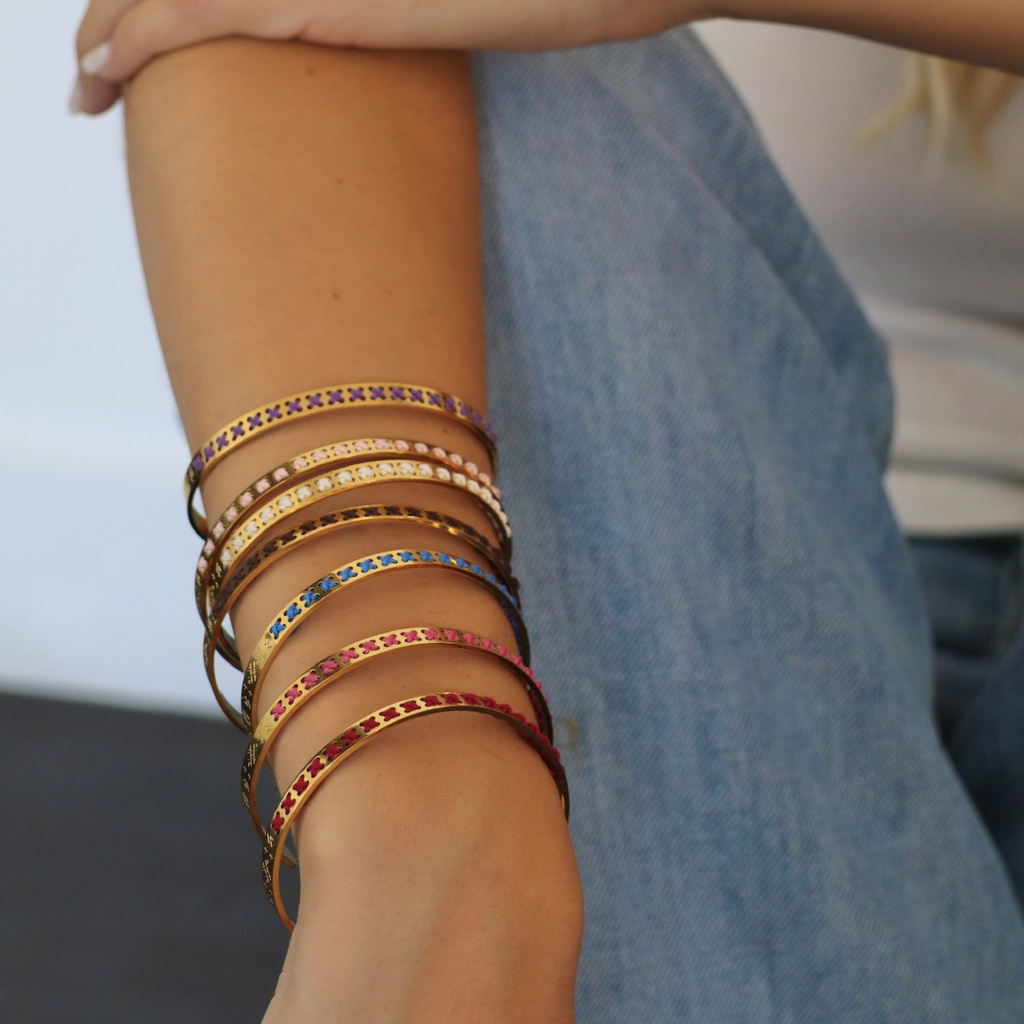 BRACCIALE MINI ORO - Croci Continue