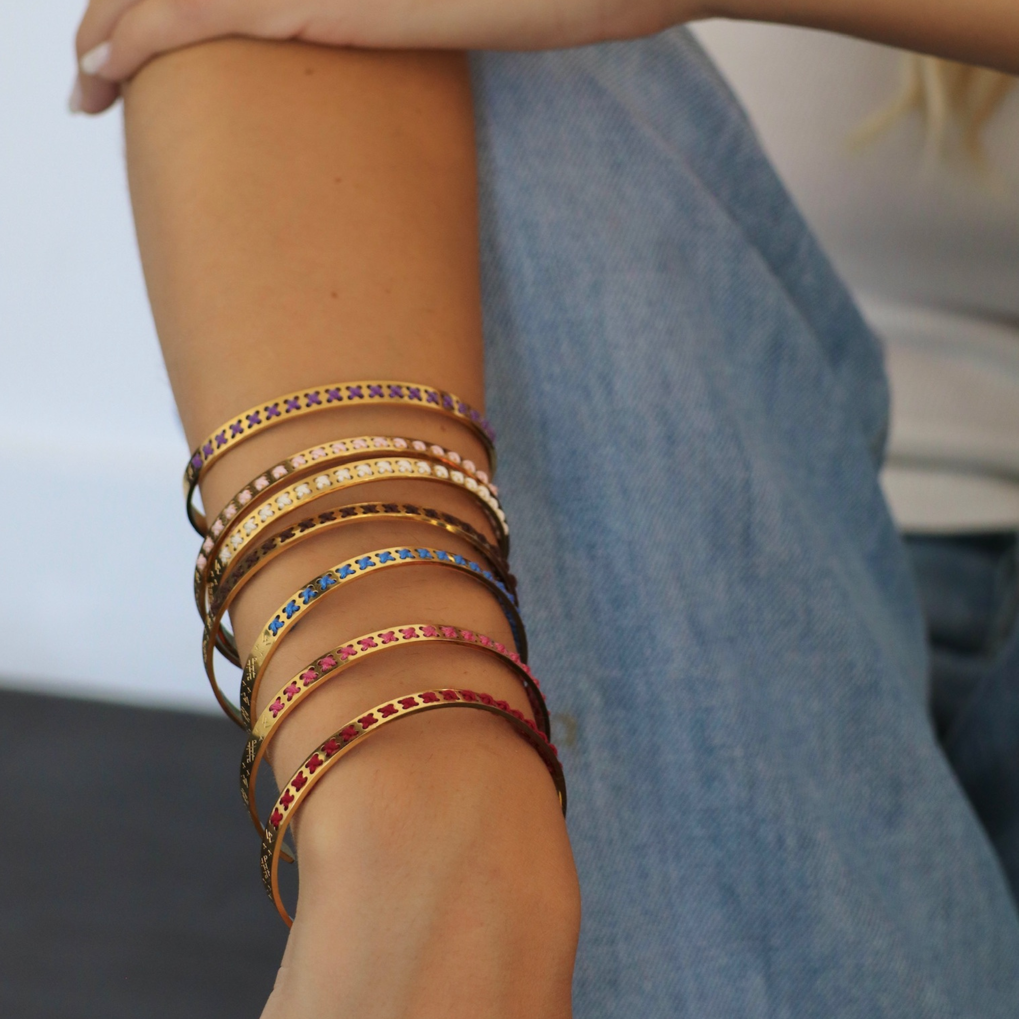 BRACCIALE MINI ORO - Croci Continue