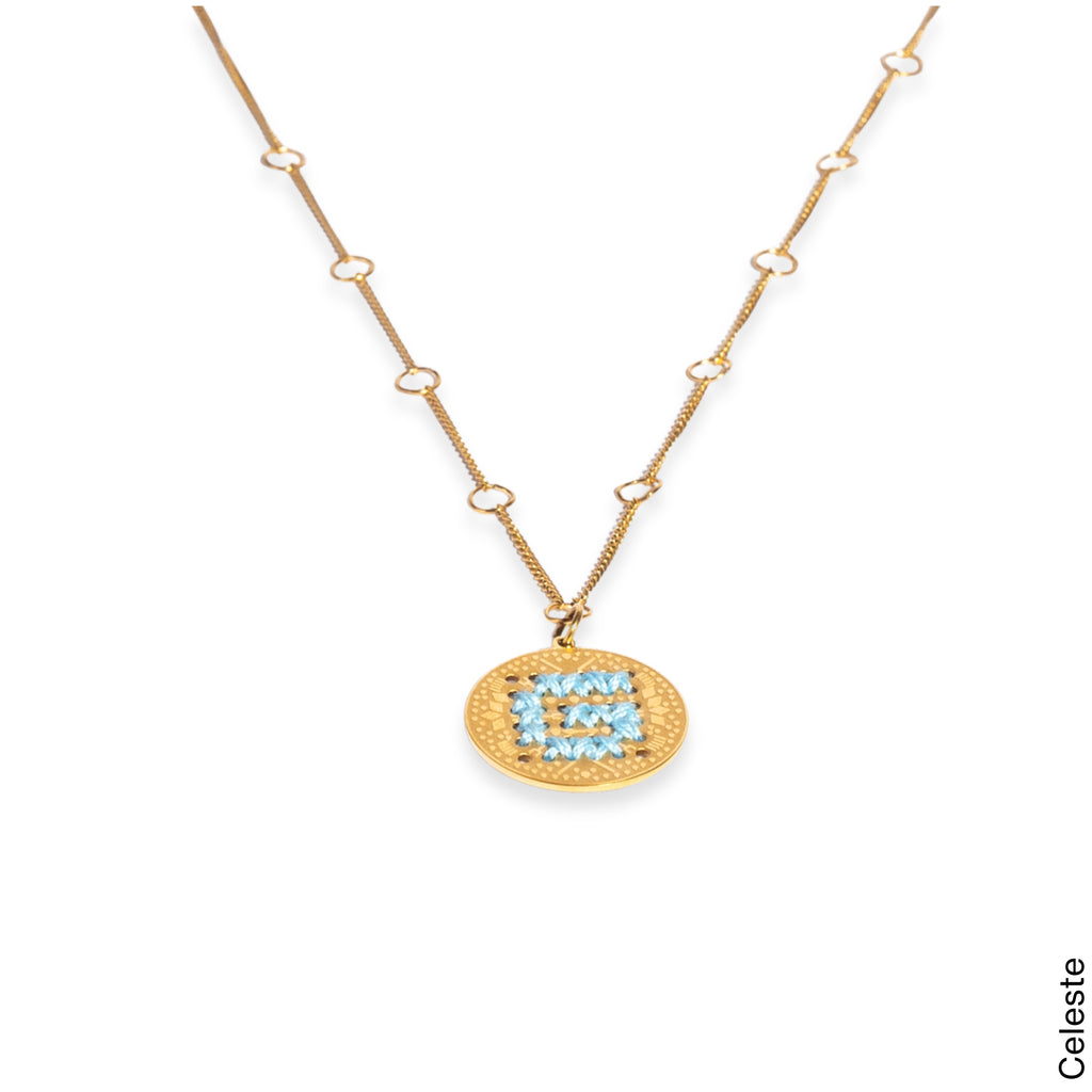 COLLANA CIONDOLO GRANDE IN ORO 18K - Lettera