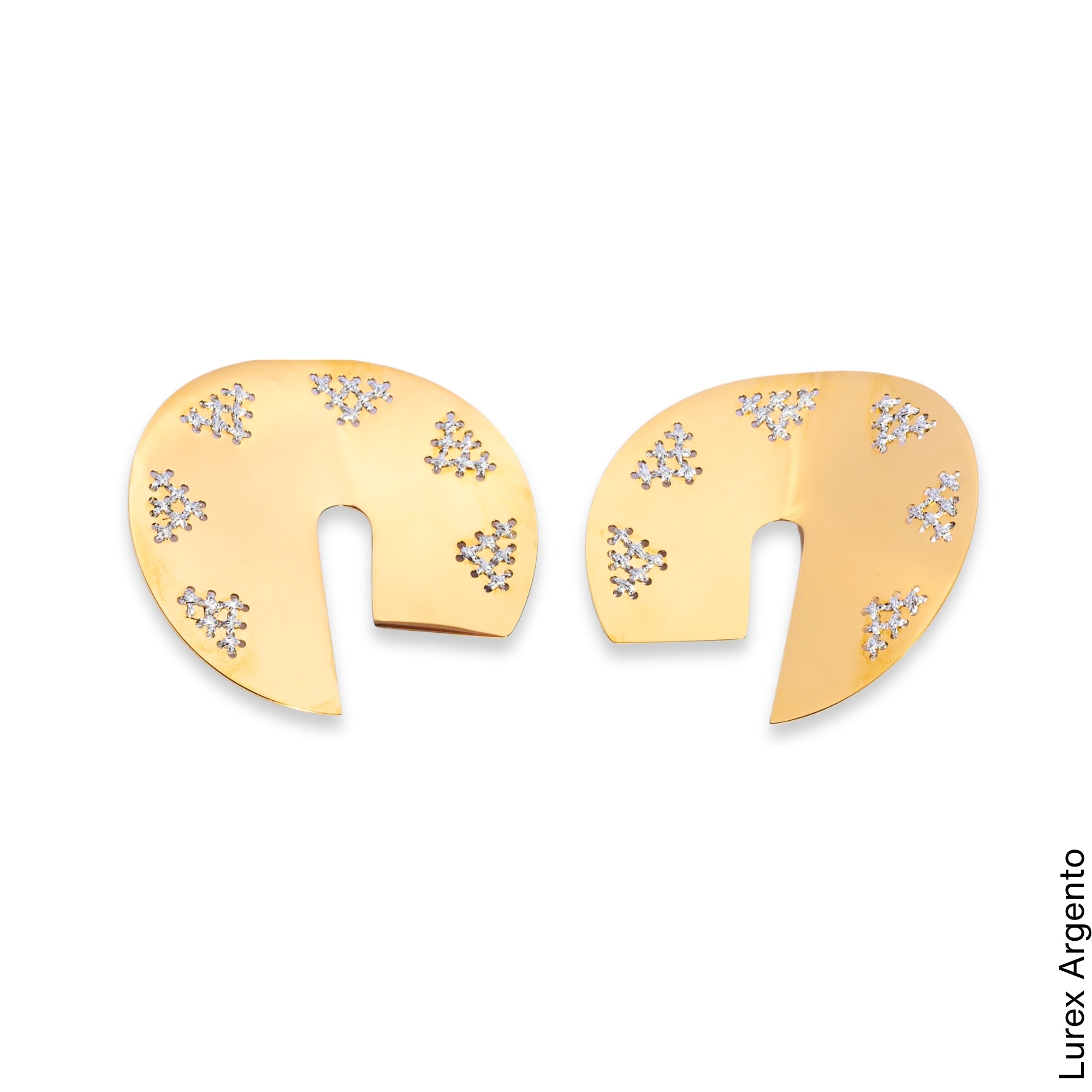 MAXI ORECCHINI TONDI AL LOBO IN ORO 18K