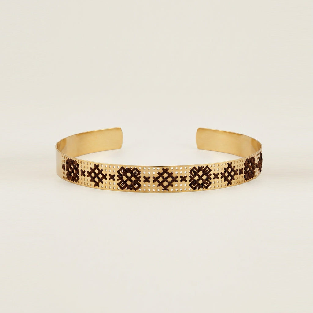 CHOKER RIGIDO ORO - Floreale