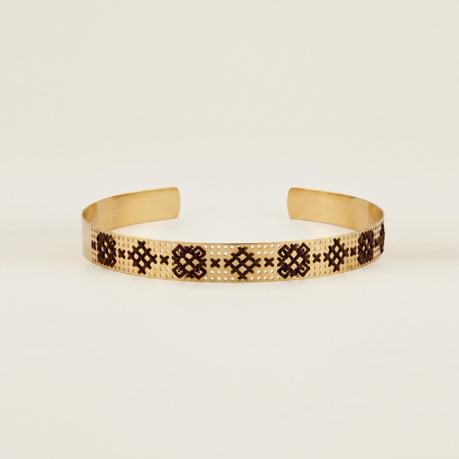 CHOKER RIGIDO ORO - Floreale