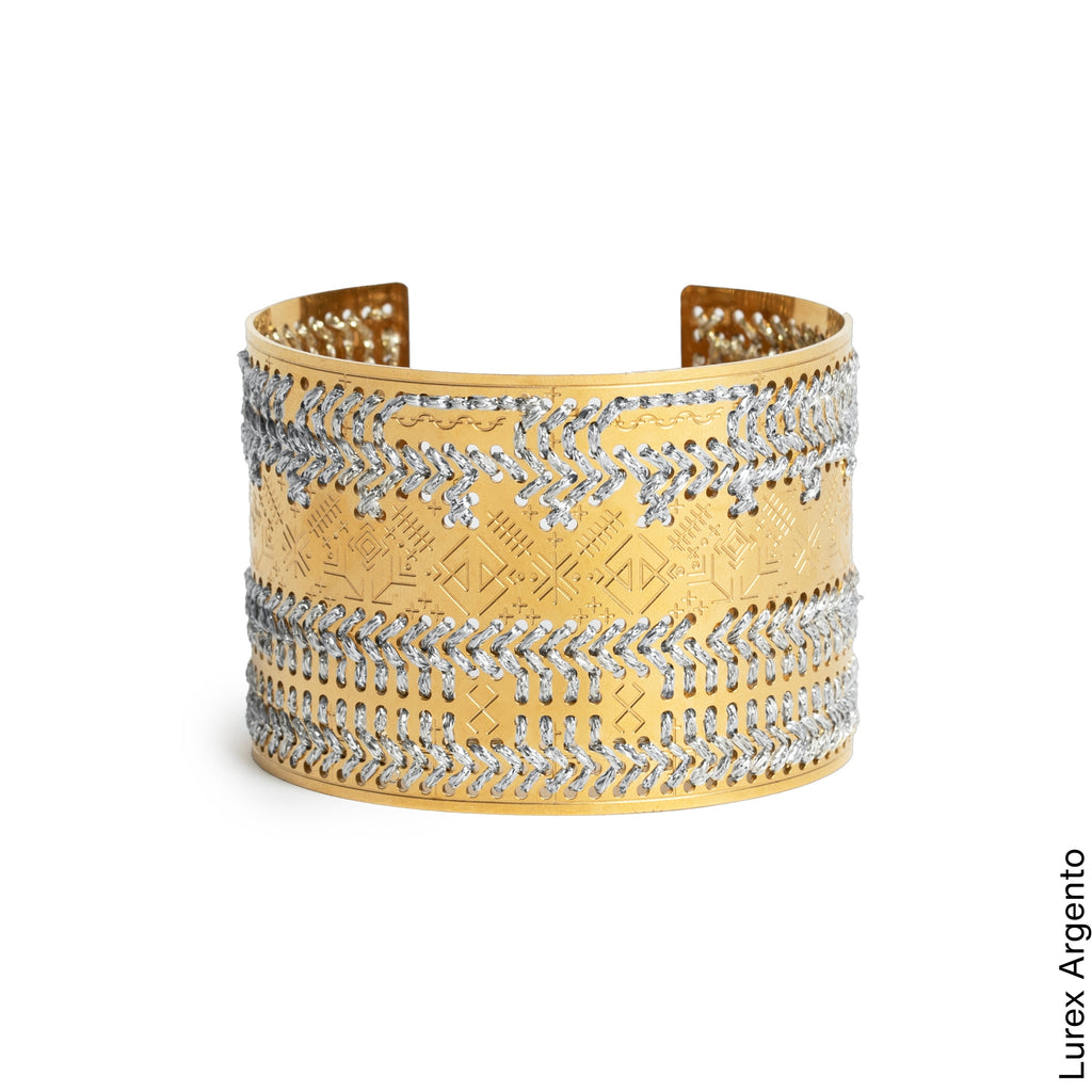 BRACCIALE ALTO INCISO ORO - Monocolore