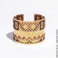BRACCIALE ALTO IN ORO 18K - Bicolore Quadrato