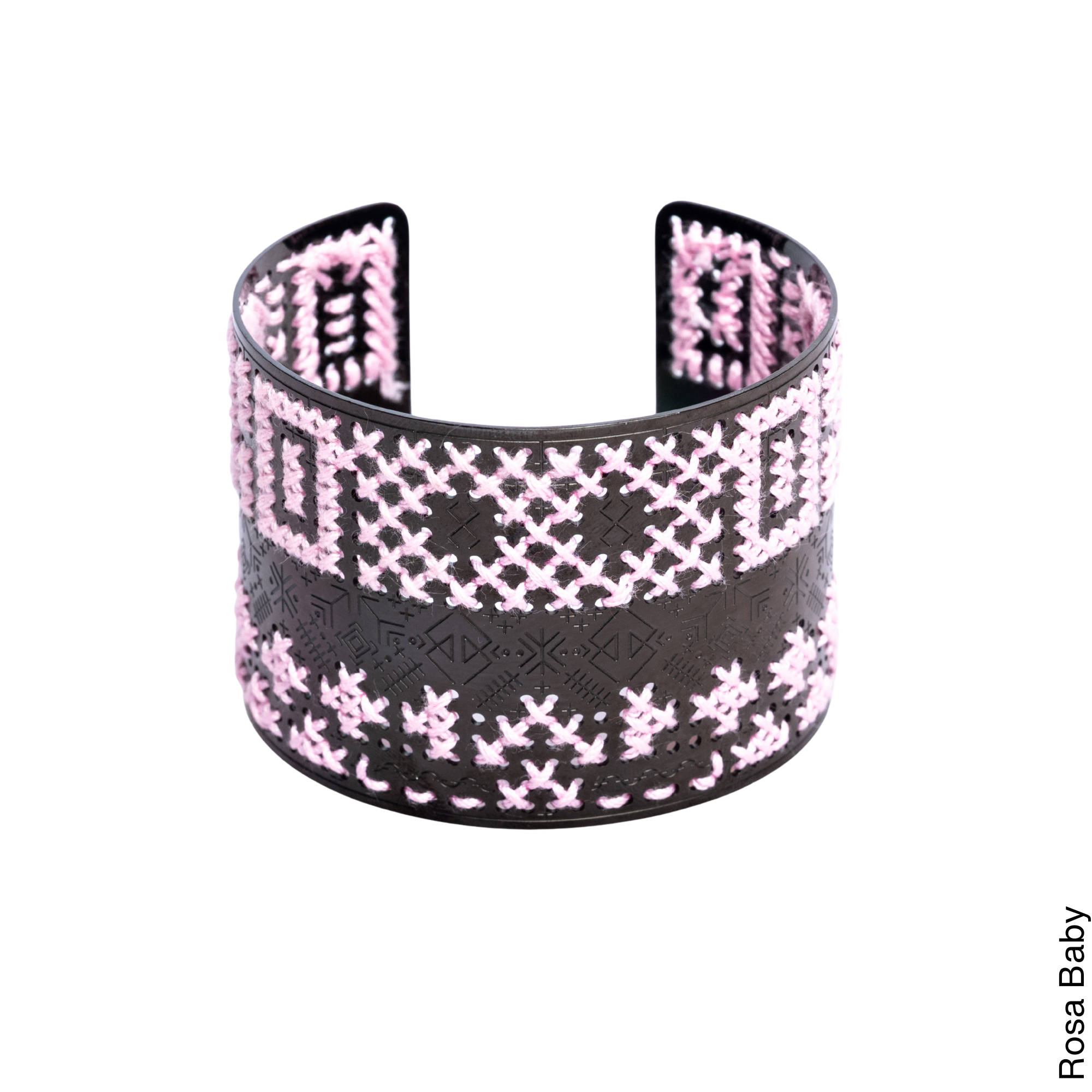HIGH BRACELET IN 18K GOLD - Two-tone Square