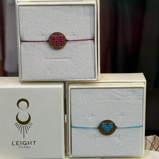 18K GOLD CHARMS BRACELET - Letters