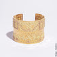 BRACCIALE ALTO IN ORO 18K - Bicolore Quadrato