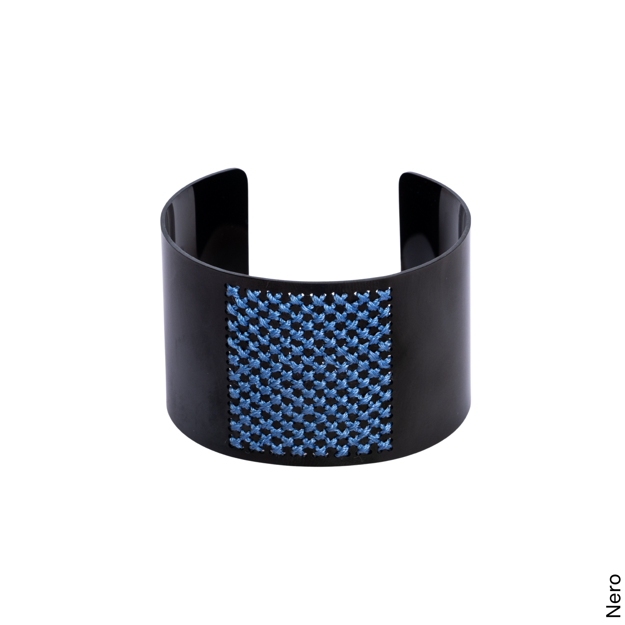 HIGH BRACELET IN 18K GOLD - Two-tone Square