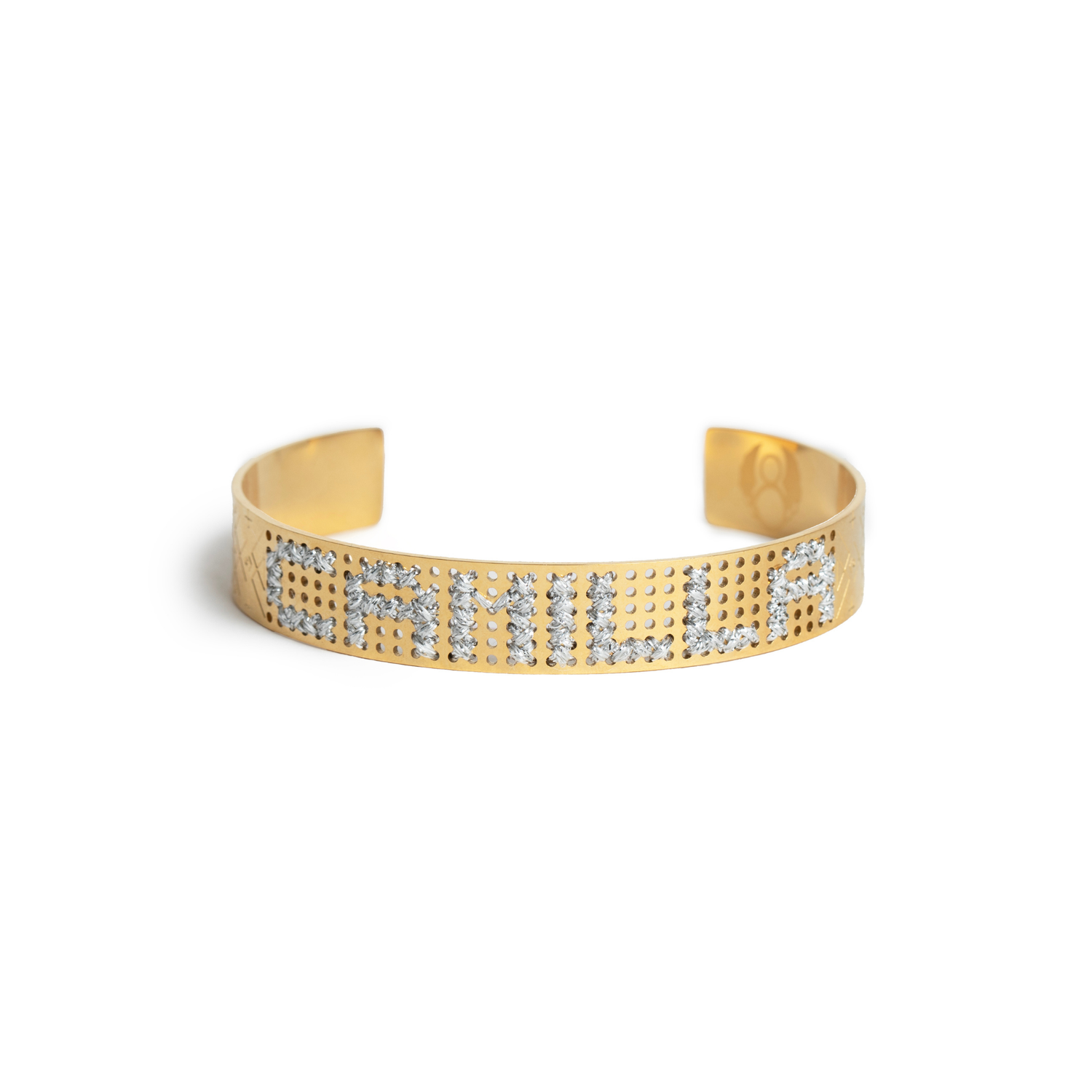 BRACCIALE BASSO IN ORO 18K - Nome Lurex