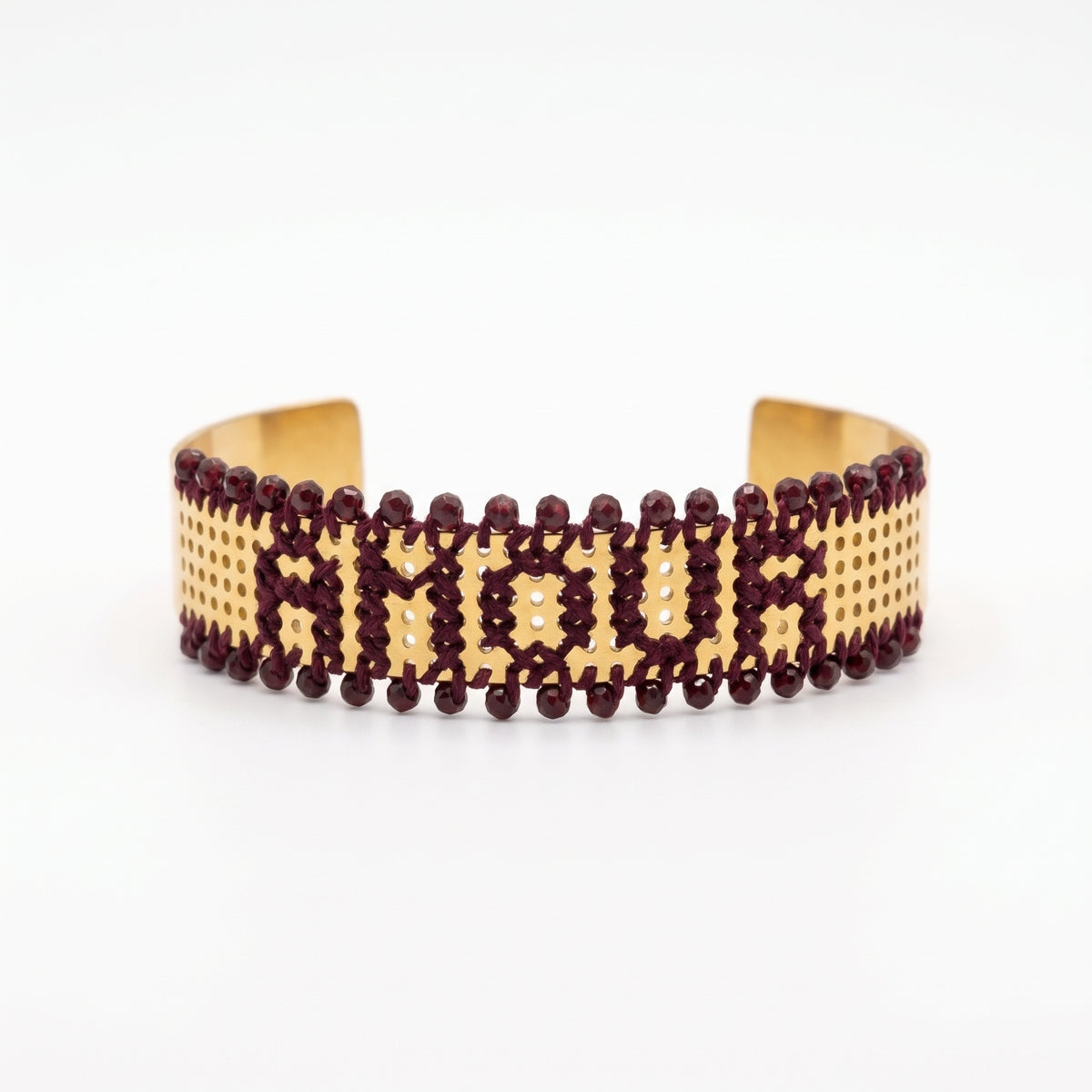 BRACCIALE BASSO CON PERLINE ORO - Personalizzabile