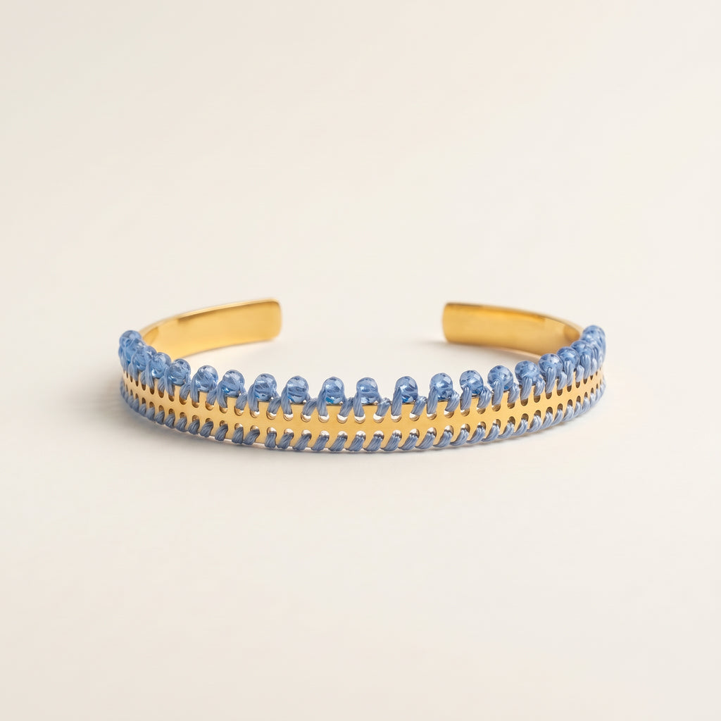 BRACCIALE MINI CON PERLINE ORO - Diagonali