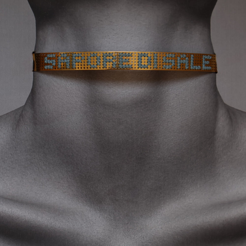 CHOKER RIGIDO ORO - Personalizzabile