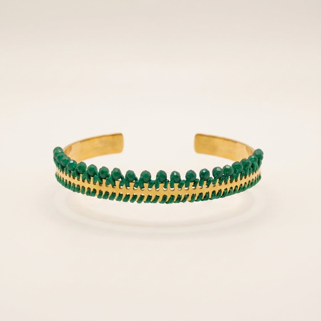 BRACCIALE MINI CON PERLINE ORO - Diagonali