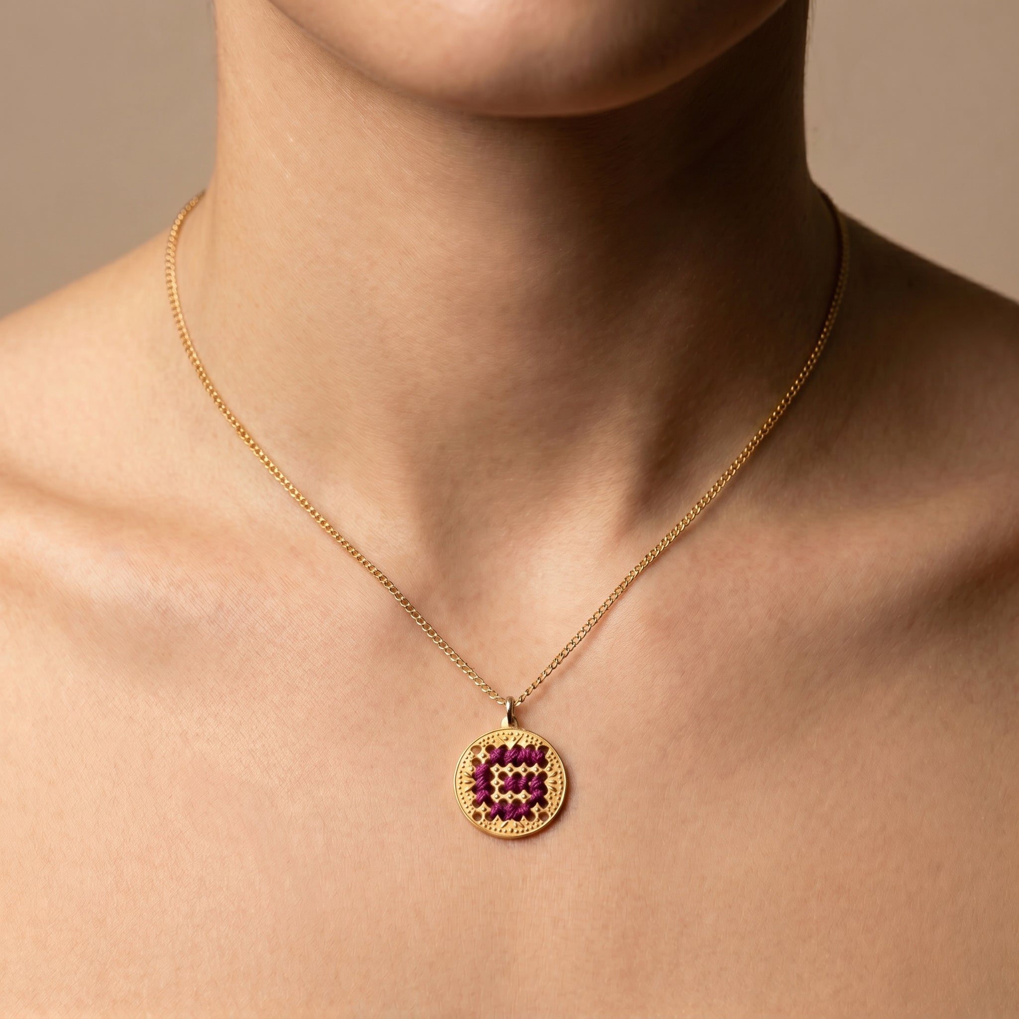COLLANA CIONDOLO PICCOLO ORO - Lettera