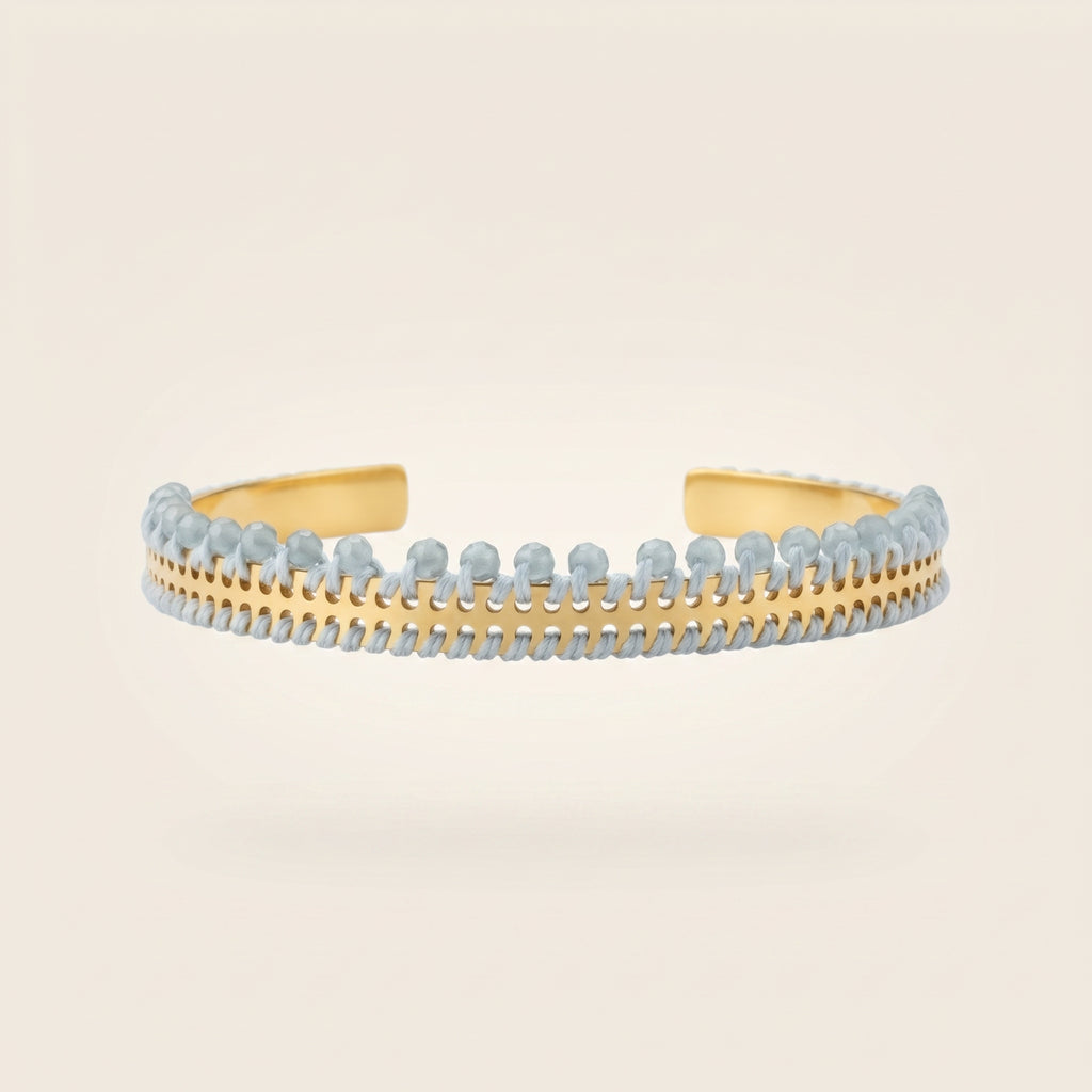 BRACCIALE MINI CON PERLINE ORO - Diagonali
