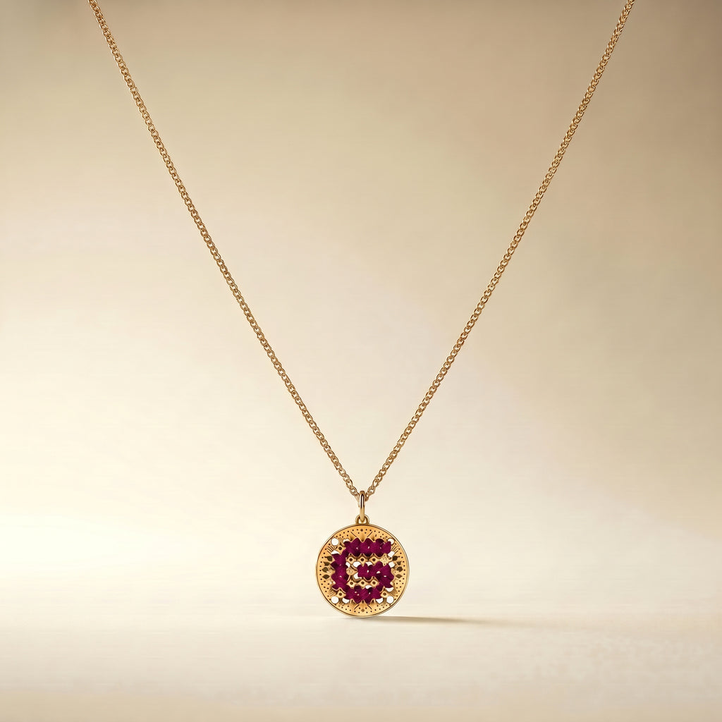 COLLANA CIONDOLO PICCOLO ORO - Lettera