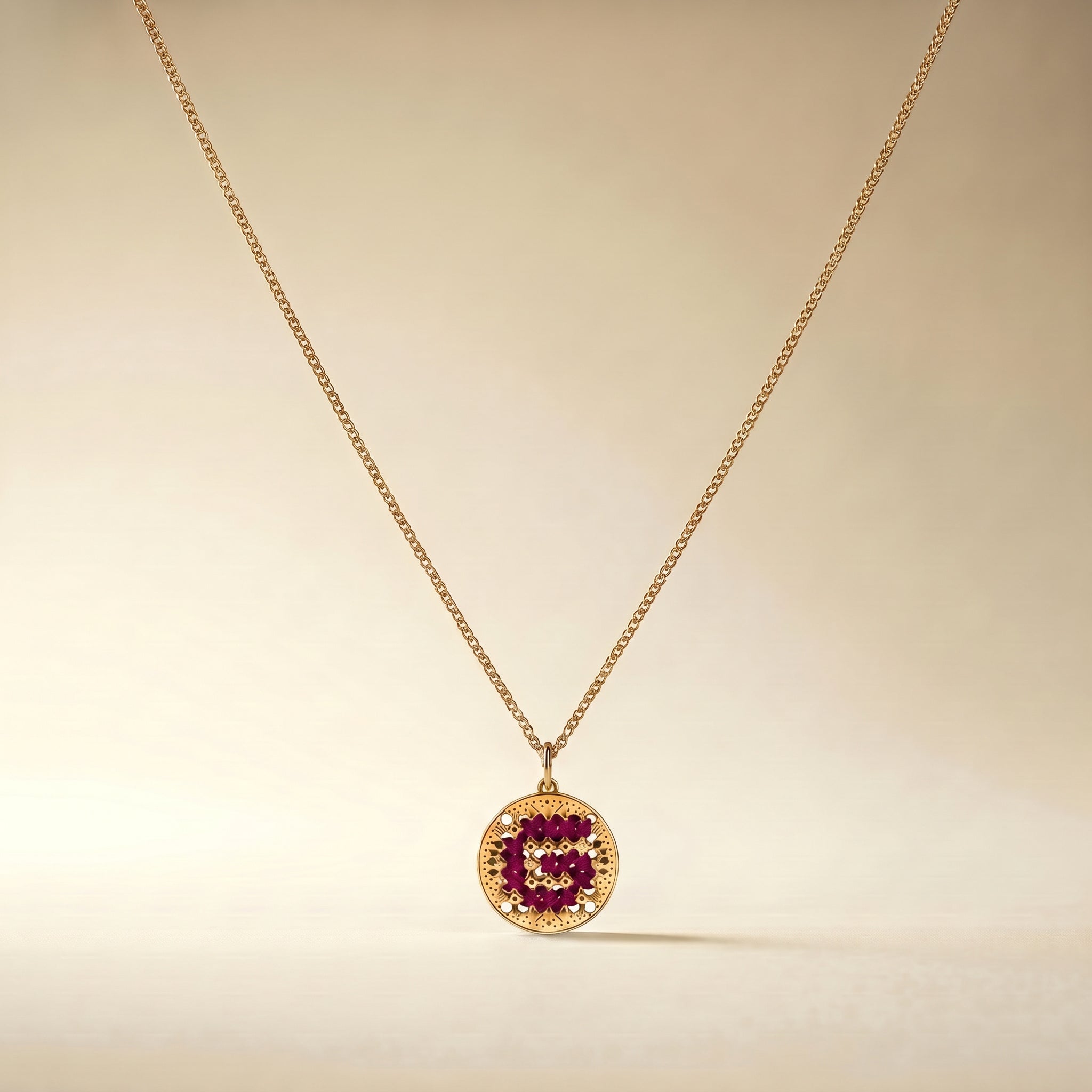 COLLANA CIONDOLO PICCOLO ORO - Lettera