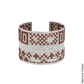BRACCIALE ALTO INCISO ARGENTO - Quadrato