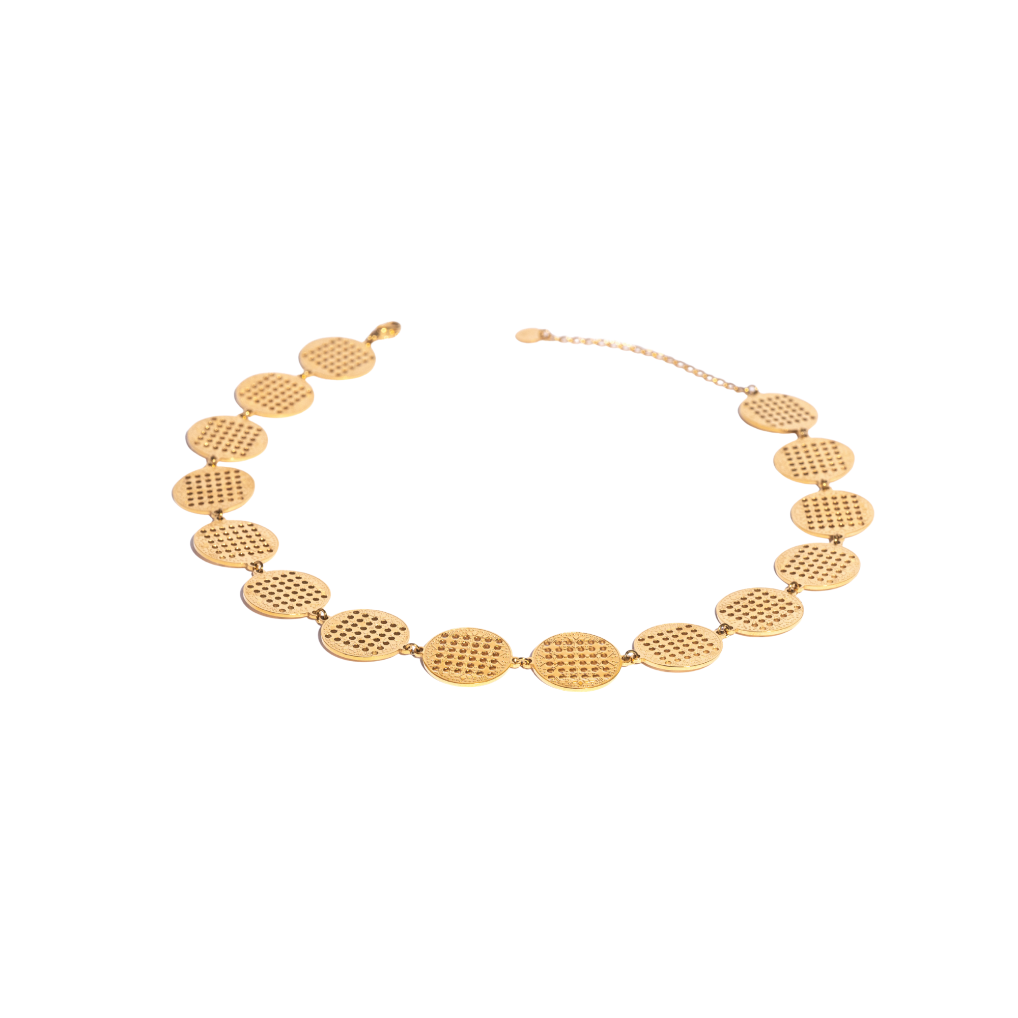 CHOKER MONETE ORO - Senza Ricamo