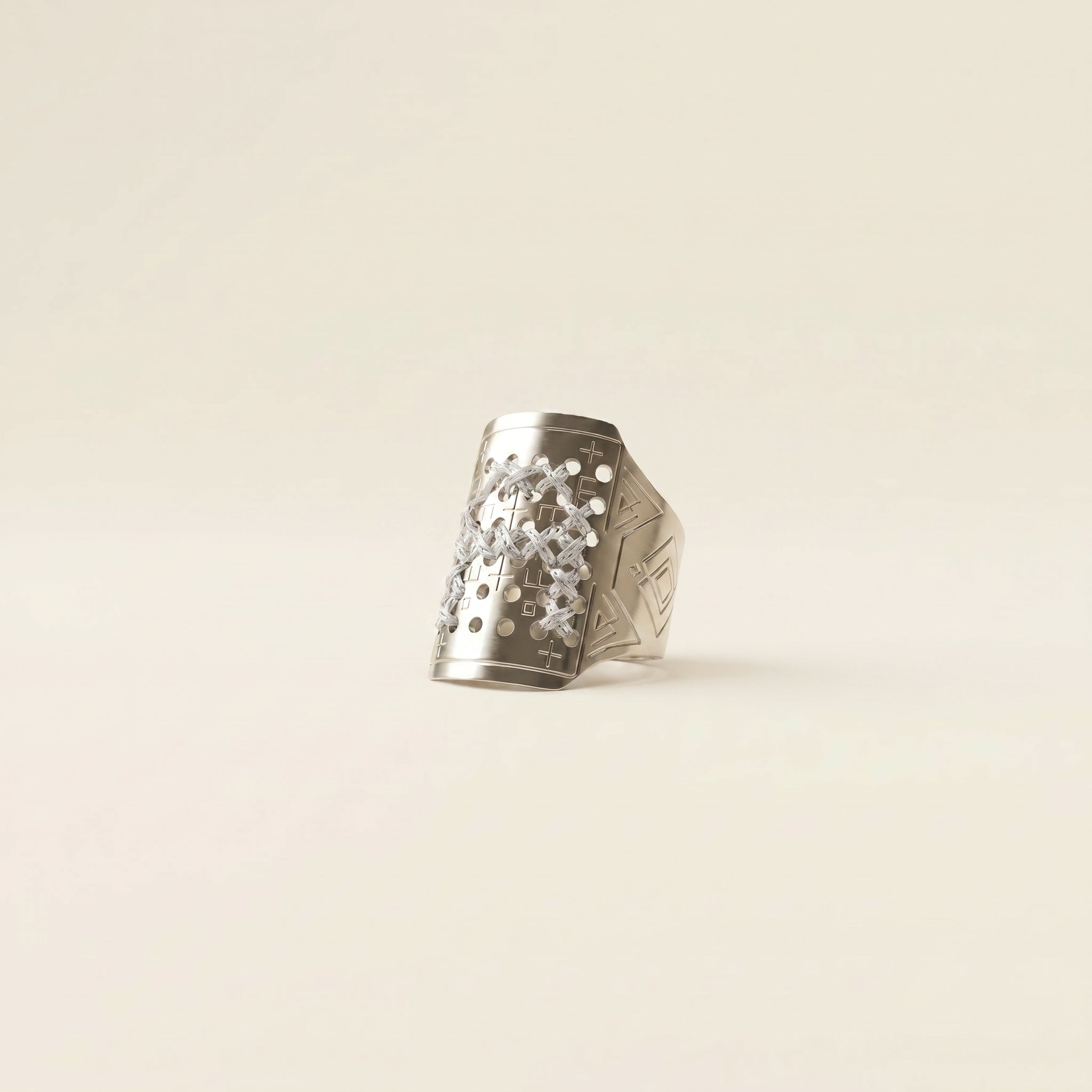 ANELLO ALTO ARGENTO - Lettera