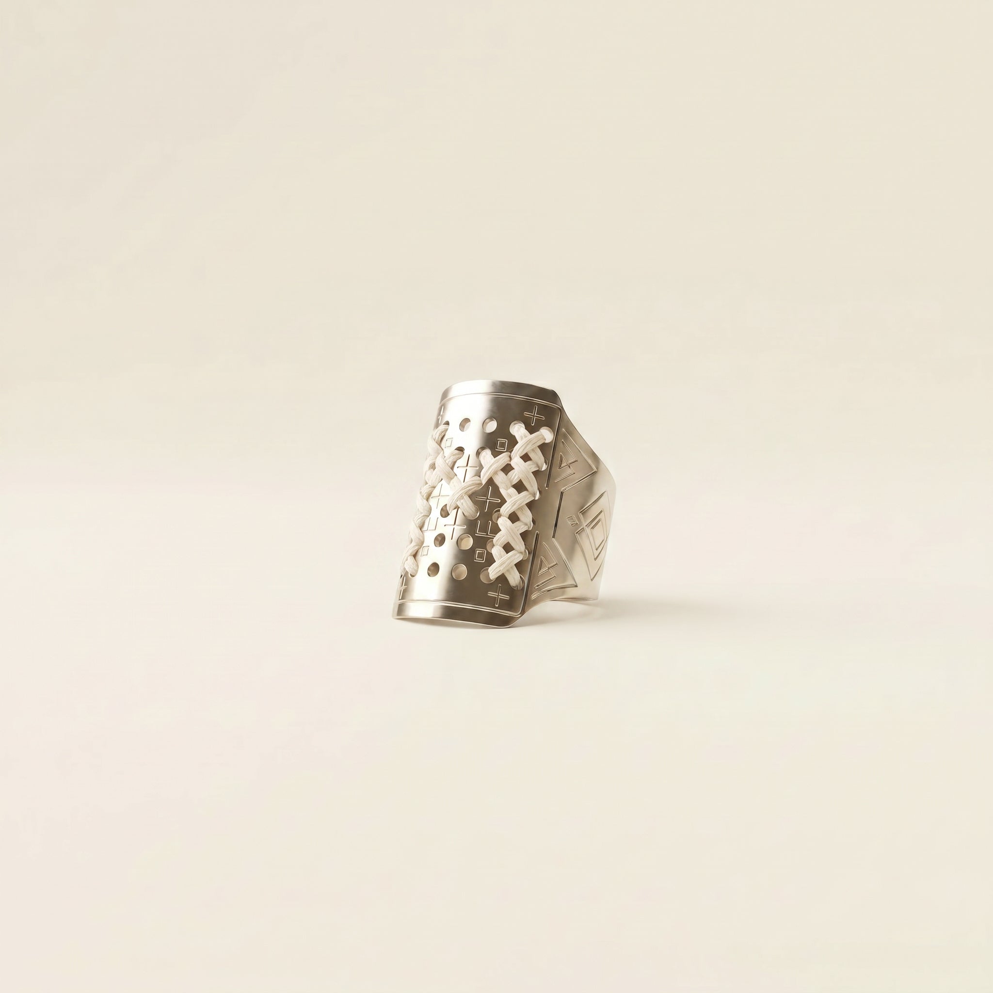ANELLO ALTO ARGENTO - Lettera