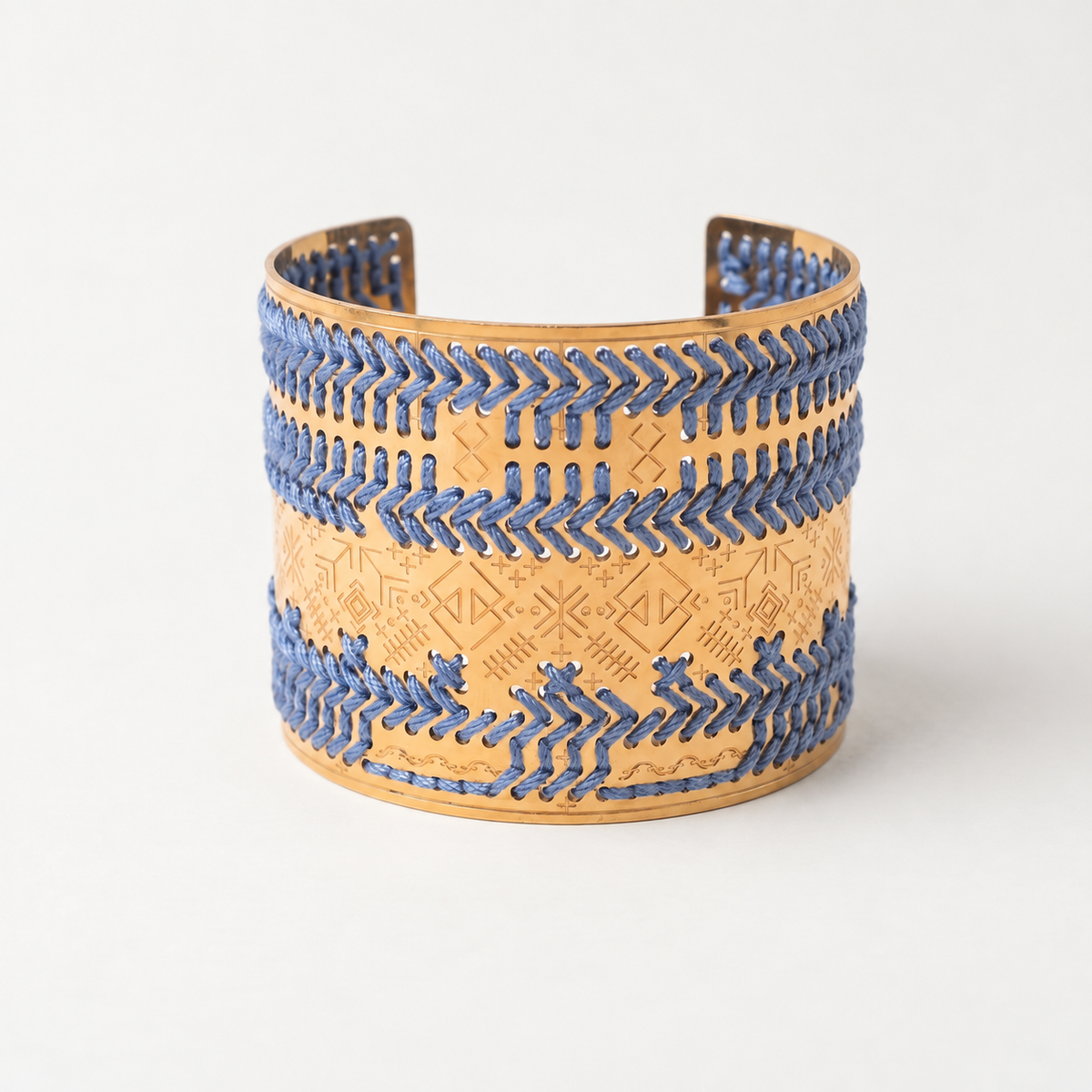 BRACCIALE ALTO INCISO ORO - Monocolore
