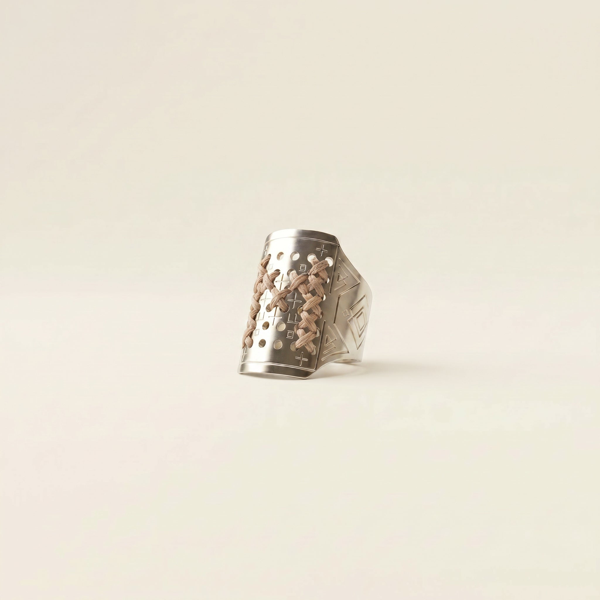 ANELLO ALTO ARGENTO - Lettera